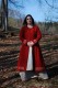 Red lady Viking coat