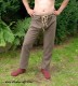 Woolen Thorsberg trousers - brown XL
