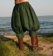Rus Viking trousers from linen - dark green