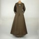 Brown linen Viking dress