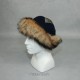 Woolen hat with fur