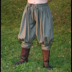 Viking trousers from linen - khaki