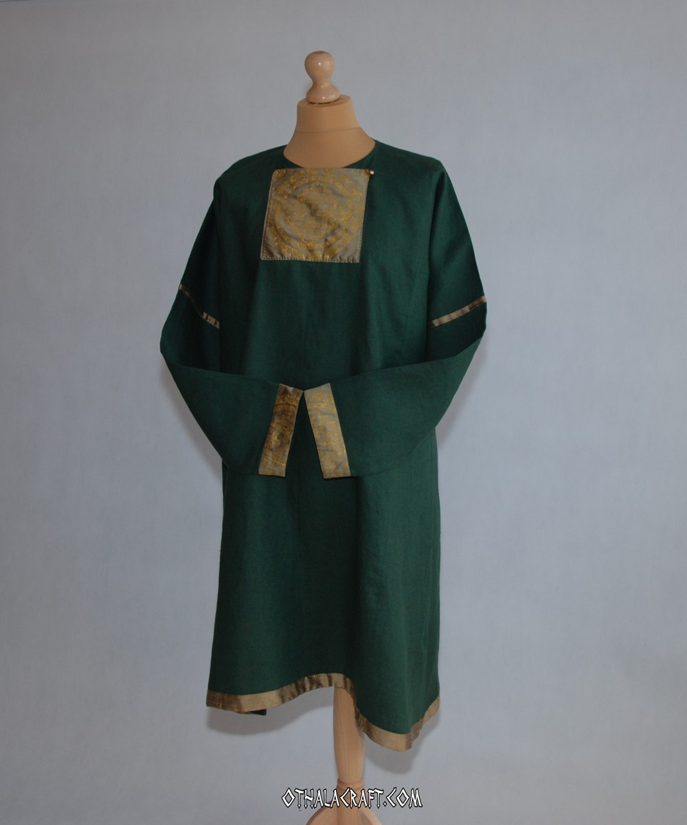 Byzantine shirt from Manazan Caves - linen tunic with stamp printed ...