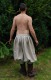 Short Viking trousers from natural linen