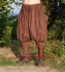 Rus Viking trousers from dark brown wool