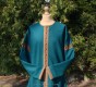 Brown woolen caftan with embroidery