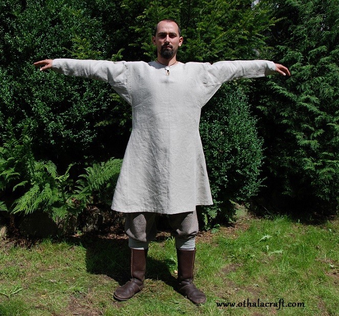 Hand made linen Viking tunic - OthalaCraft